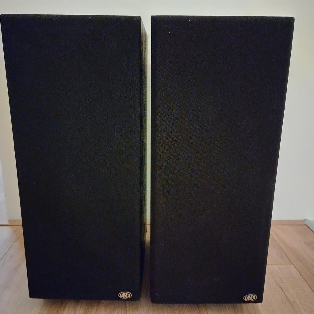 BNS Quintet 100 watt speakers, Gebruikt, 60 tot 120 watt, Front, Rear of Stereo speakers, Ophalen