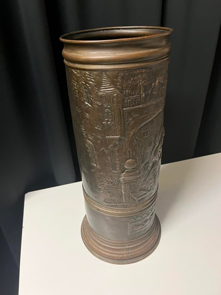 Paraplubak. KOPER, Ophalen of Verzenden, Zo goed als nieuw, Overige materialen