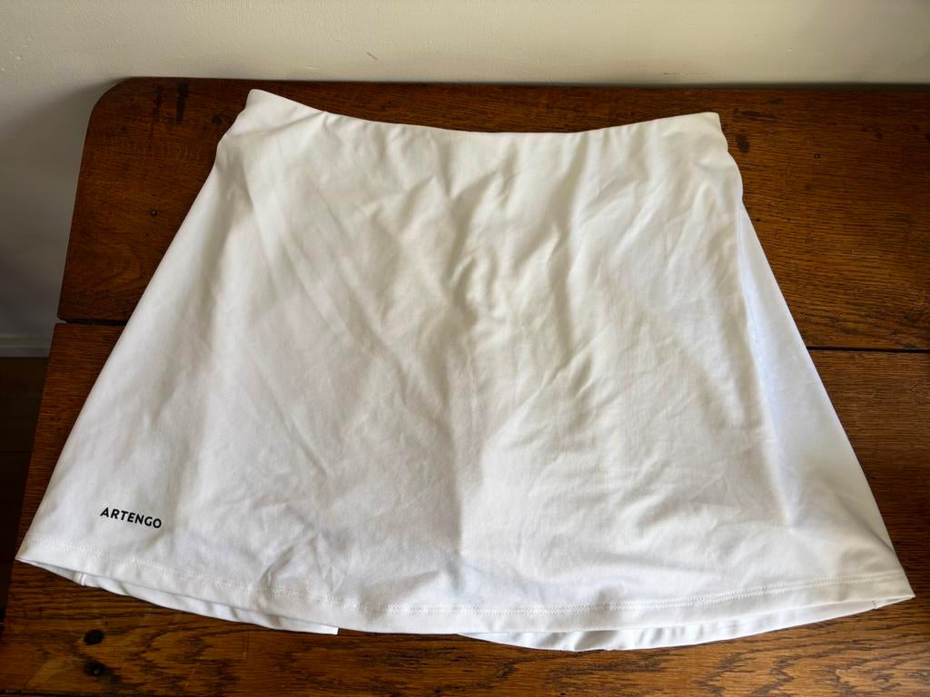 Wit tennisrokje skort van Artengo (model Dry 100) Decathlon, Maat 38/40 (M), Wit, Nieuw, Ophalen of Verzenden