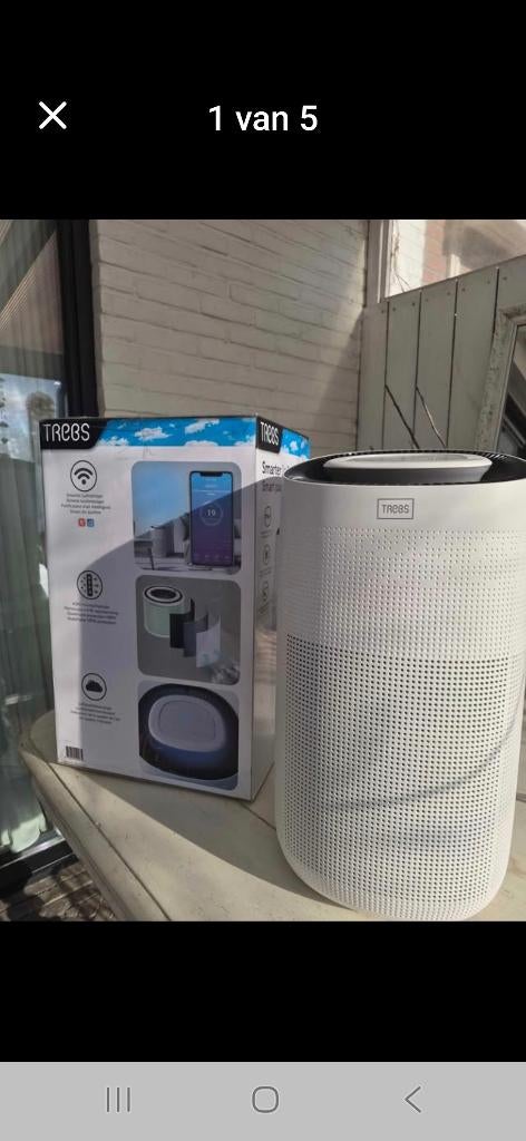 Trebs slimme luchtreiniger + instructiehandleiding, Witgoed en Apparatuur, Luchtbehandelingsapparatuur, Ophalen, Zo goed als nieuw