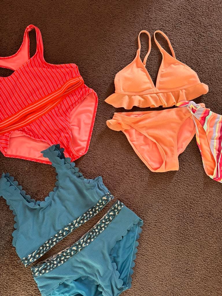 Shiwi bikini 3x nieuw st 152 158 164 meisje roz blauw nude, Meisje, Sport- of Zwemkleding, Shiwi, Ophalen of Verzenden