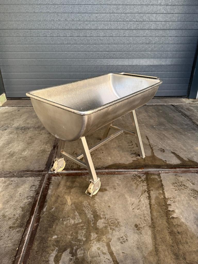 RVS Mengtrog 150L – Professionele Specie / Mortelbak, Ophalen