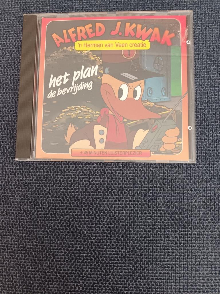 ALFRED J. KWAK - het plan / de bevrijding - Herman van Veen, Cd's en Dvd's, Ophalen of Verzenden, Zo goed als nieuw, Verhaal of Sprookje