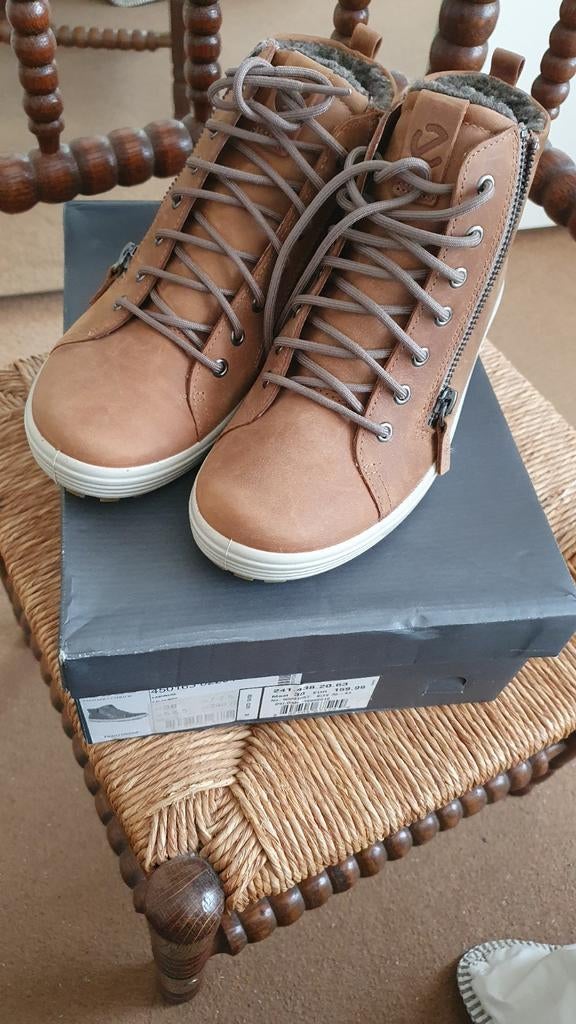 ECCO Soft 7 Tred W damesboots maat 38 - Nieuw, Bruin, Lage of Enkellaarzen, ECCO, Nieuw