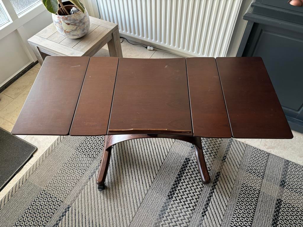Verrijdbare bijzettafel / laptop tafel, Ophalen, Gebruikt, 75 cm of meer, 60 cm of meer