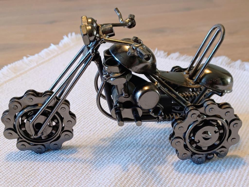 Leuke Metalen Driewieler Motor, Ophalen of Verzenden, Zo goed als nieuw