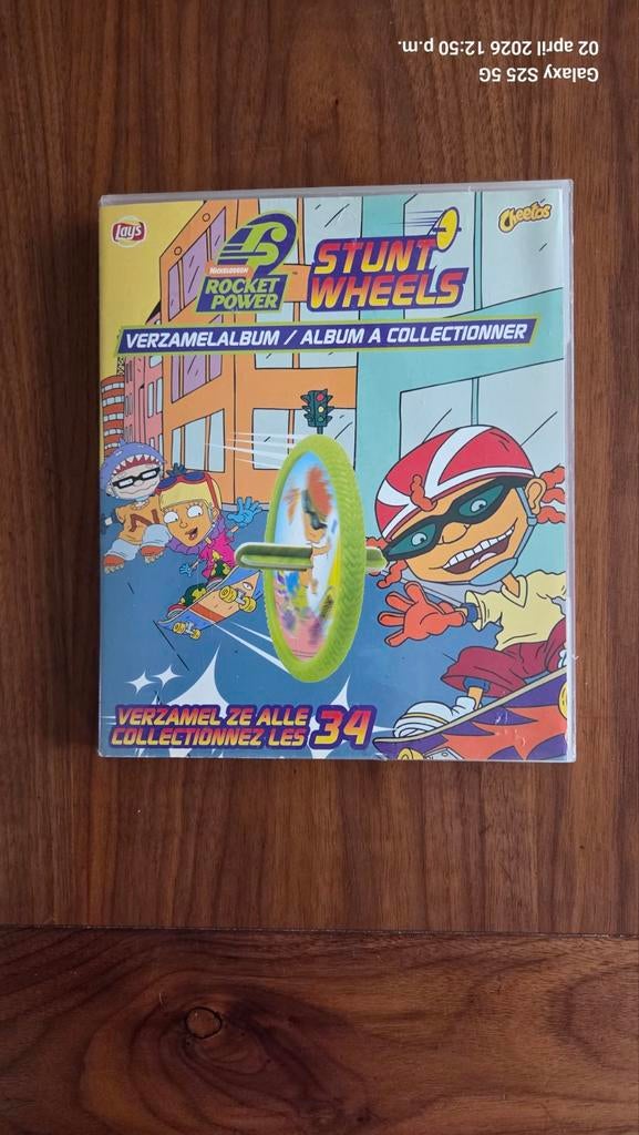 Rocket Power Stunt Wheels verzamelalbum Lays Cheetos, Ophalen of Verzenden