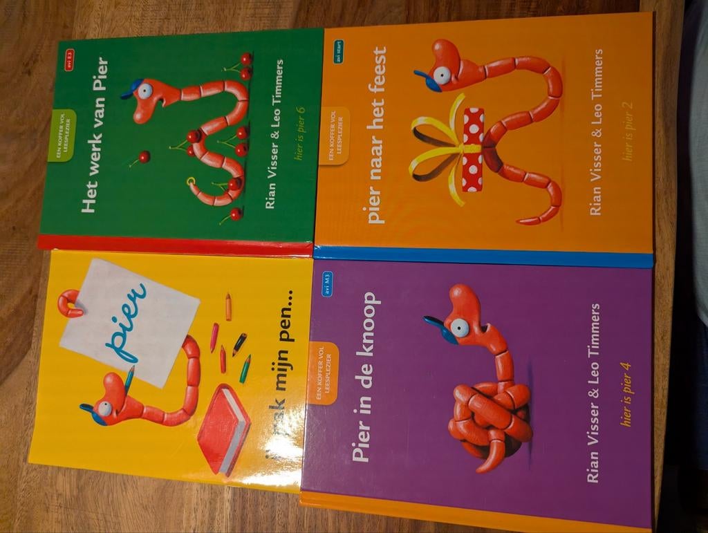 Leeskoffer beginnende lezers : hier is pier, Ophalen of Verzenden