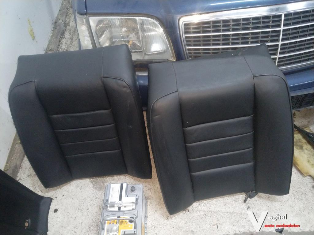 Mercedes w126 sec zwart leren bekleding, Auto-onderdelen, Interieur en Bekleding, Ophalen, Gebruikt, -, -