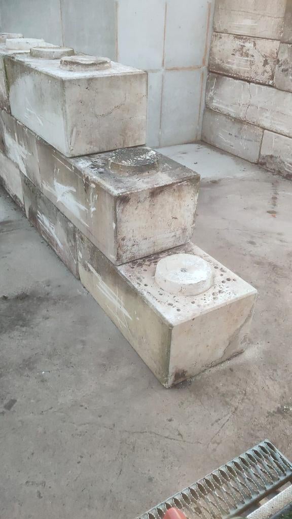 Megablokken 160x80x60. A keuze.  Gratis bezorging., Ophalen of Verzenden, Gebruikt, Beton, Overige typen