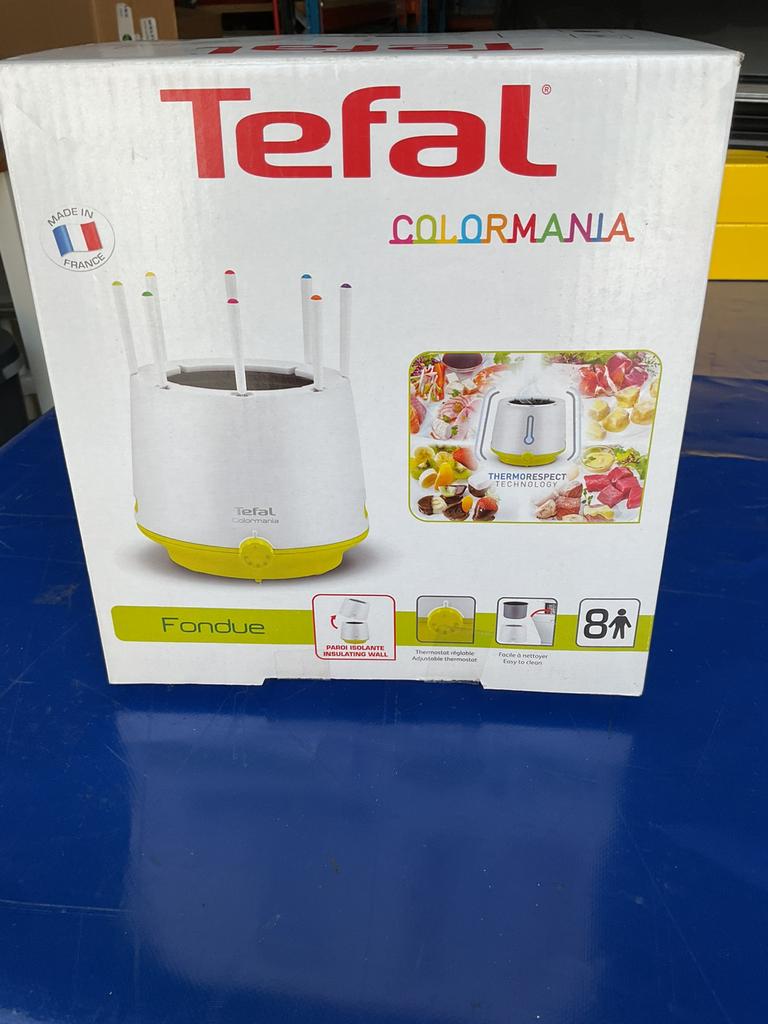Tefal Fondue in doos slechts 1x gebruikt, Ophalen, Zo goed als nieuw, Elektrisch, Fondueset