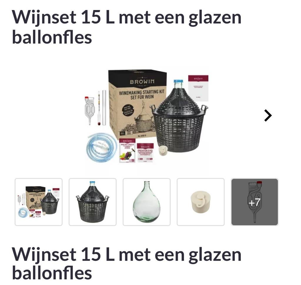 Wijn maak set, Ophalen, Nieuw, Overige gebieden, Overige typen