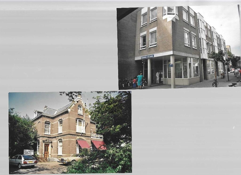 loosduinen  2x  stadsdeelkantoor  amerikaanse slee, 1960 tot 1980, Verzenden, Foto, Zo goed als nieuw