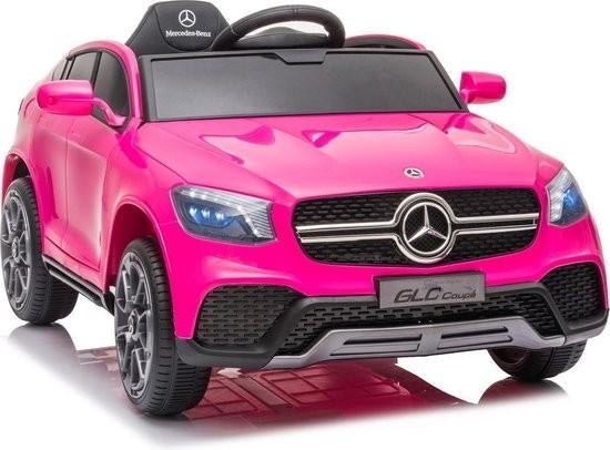 Roze elektrische kinderauto Mercedes-Benz GLC Coupé, Ophalen, Zo goed als nieuw