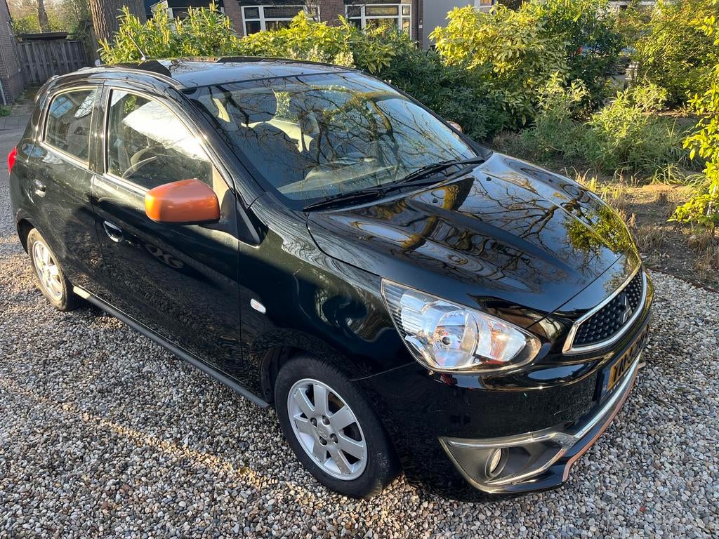 Mitsubishi Space Star 1.0 MPI 52KW 2018 Zwart, Auto's, Mitsubishi, Voorwielaandrijving, Zwart, Origineel Nederlands, Handgeschakeld