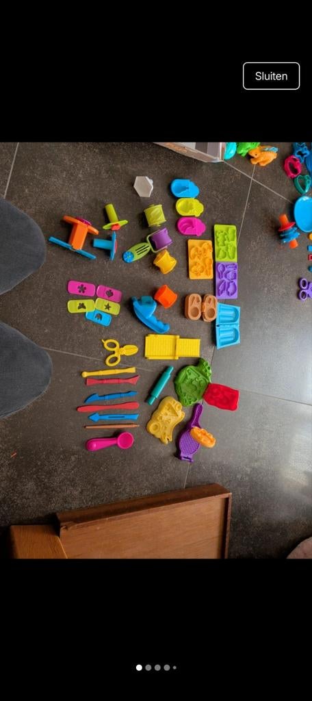 Play-doh klei set vormpjes, Ophalen of Verzenden