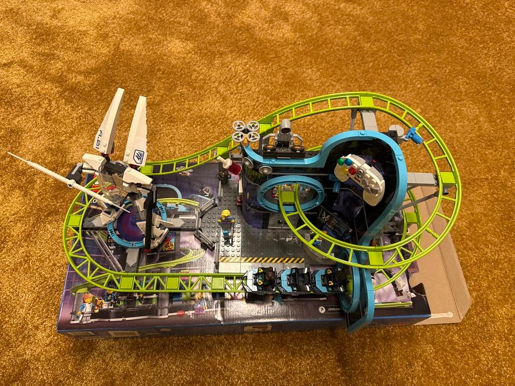 LEGO City Ruimteachtbaan (60421) - Bijna Compleet, Ophalen of Verzenden, Gebruikt, Complete set, Lego