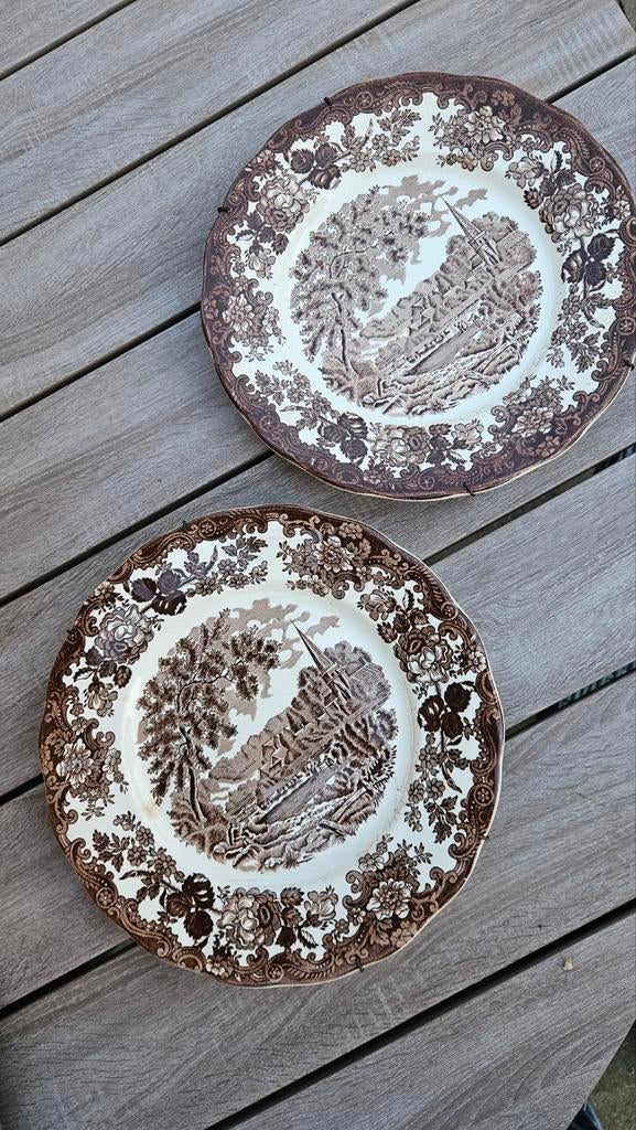 Twee Palissy Avon Scenes ovale schalen, Ophalen of Verzenden