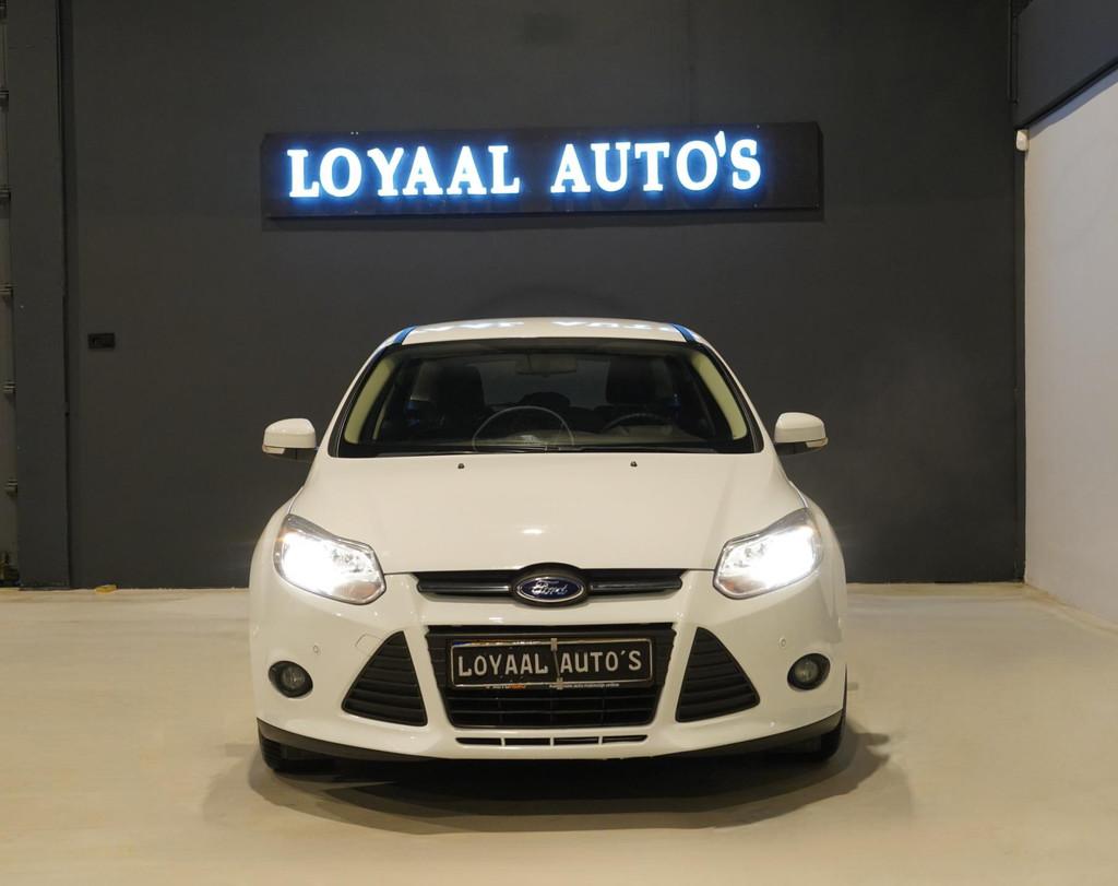 Ford Focus Wagon 1.0 EcoBoost Edition | AIRCO PDC | NAP | AP, Auto's, Ford, Euro 5, 101 pk, Gebruikt, Wit