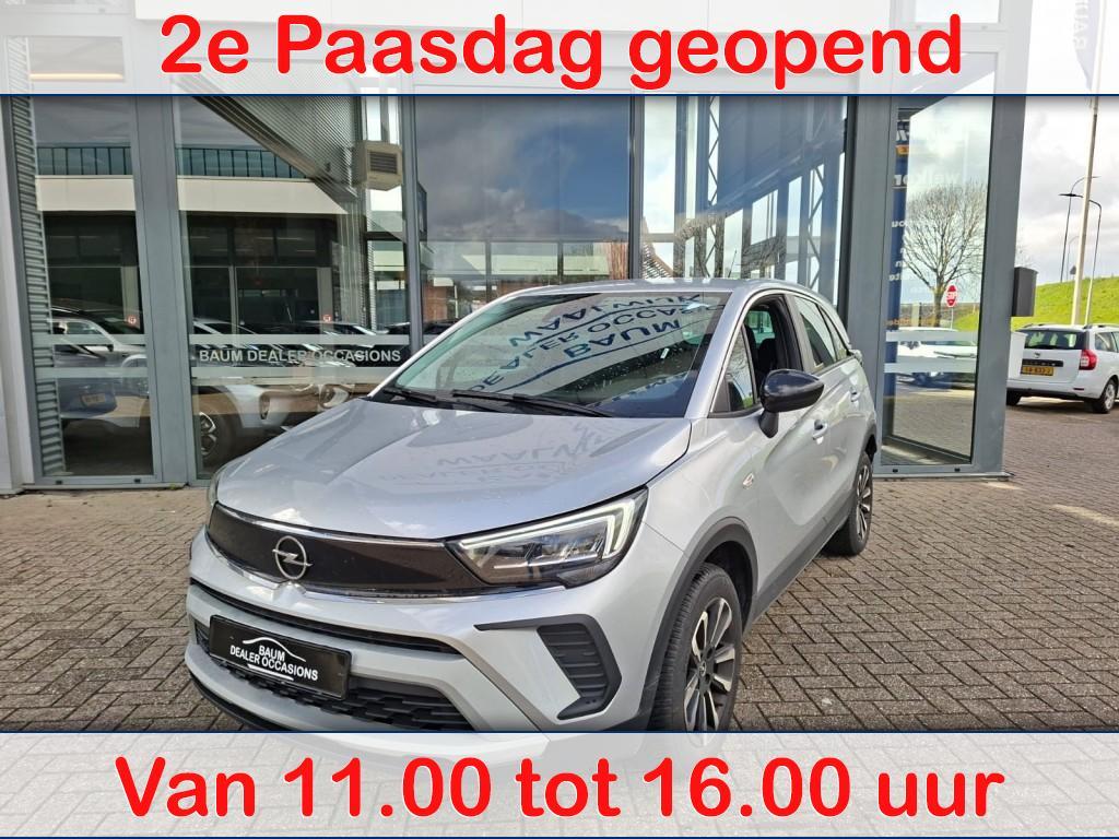 Opel CROSSLAND 1.2 TURBO ELEGANCE 110PK  AIRCO NAVI CARPLAY, Gebruikt, 1199 cc, Bedrijf, Handgeschakeld
