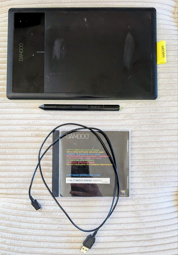 Wacom Bamboo Pen CTL 470 drawing tablet/tekentablet penmuis, Computers en Software, Tekentablets, Ophalen of Verzenden, Gebruikt