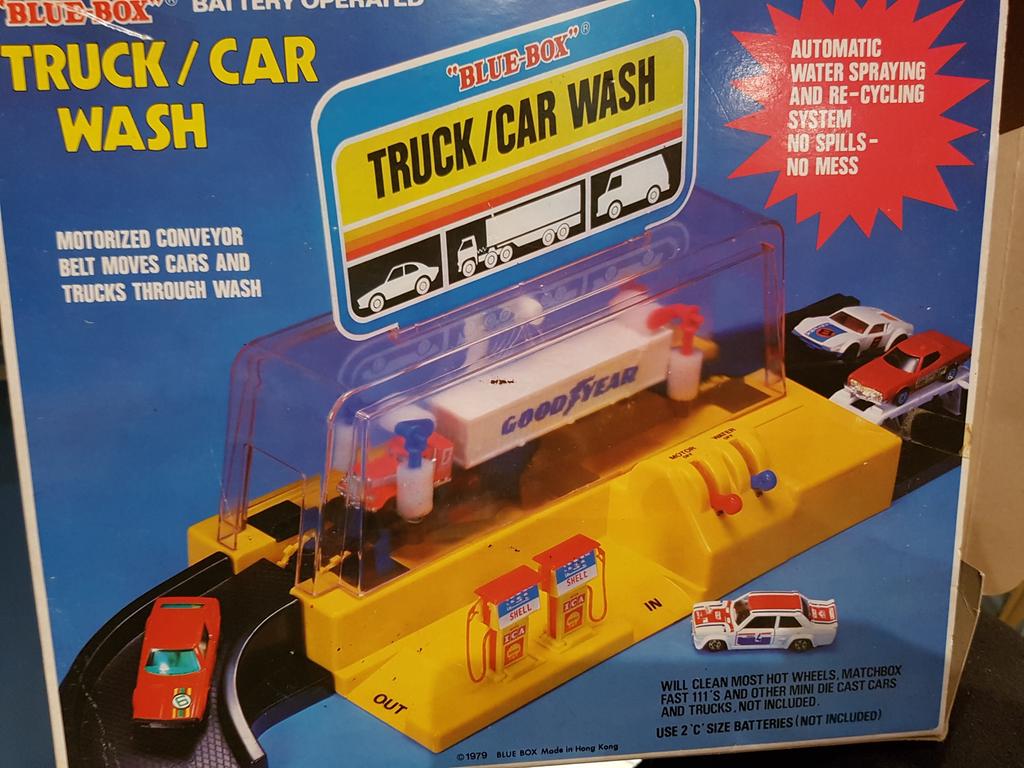 Matchbox , hotwheels carwash vintage 1979 inc doos, Ophalen of Verzenden, Zo goed als nieuw, Elektrisch, Hot Wheels