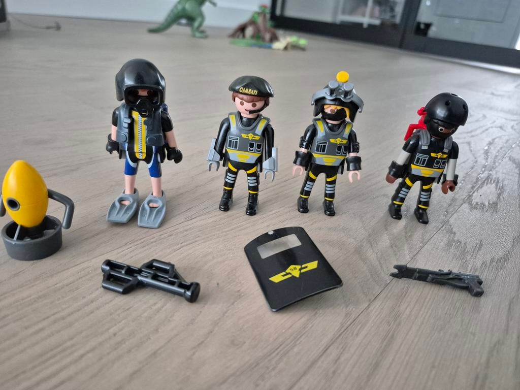 Playmobil 9365 SWAT Team - Complete Set, Kinderen en Baby's, Speelgoed | Playmobil, Ophalen of Verzenden, Zo goed als nieuw, Complete set