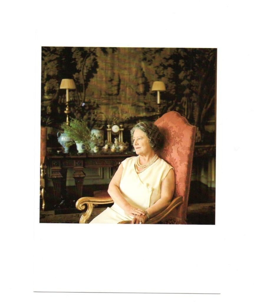 ansicht queen mum, Verzenden, Zo goed als nieuw, Buitenland, Kaart, Foto of Prent