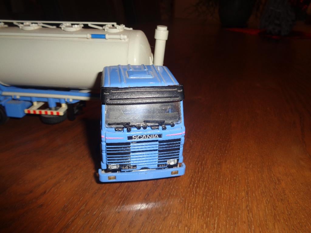 Tekno Scania 143 tankwagen, Hobby en Vrije tijd, Ophalen of Verzenden, Zo goed als nieuw, Bus of Vrachtwagen, Tekno