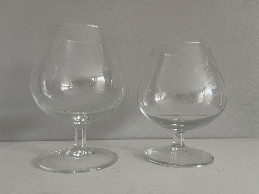 Martell Cognac - vier glazen, Verzamelen, Ophalen of Verzenden, Zo goed als nieuw, Overige typen
