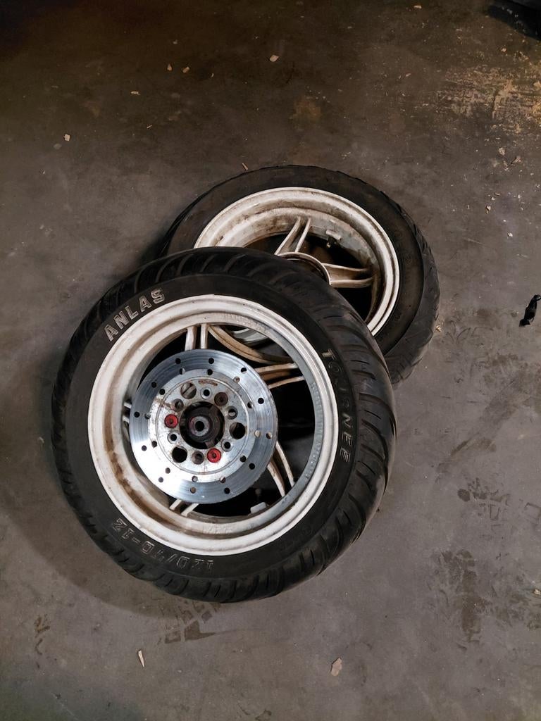 Banden en velgen set voor Sym Orbit 2, Ophalen, Gebruikt, Overige typen, SYM