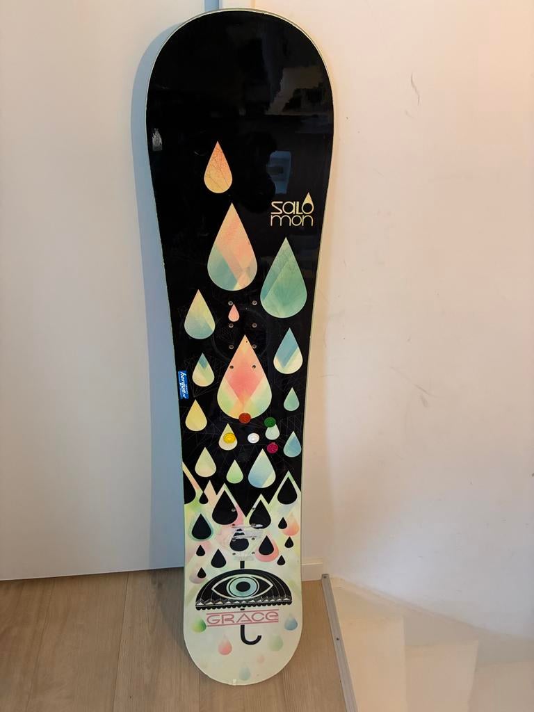 Salomon Snowboard 135cm, Sport en Fitness, Snowboarden, Ophalen, Gebruikt, Board