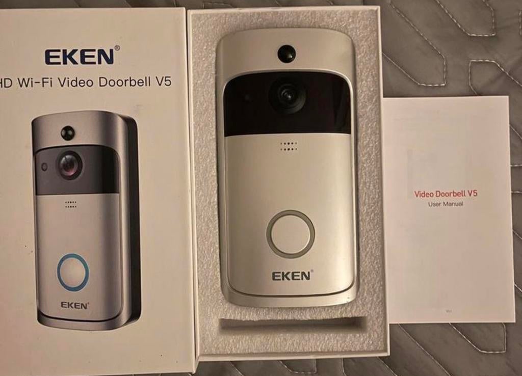 Eken V5 video deurbel (compleet), Ophalen of Verzenden, Zo goed als nieuw