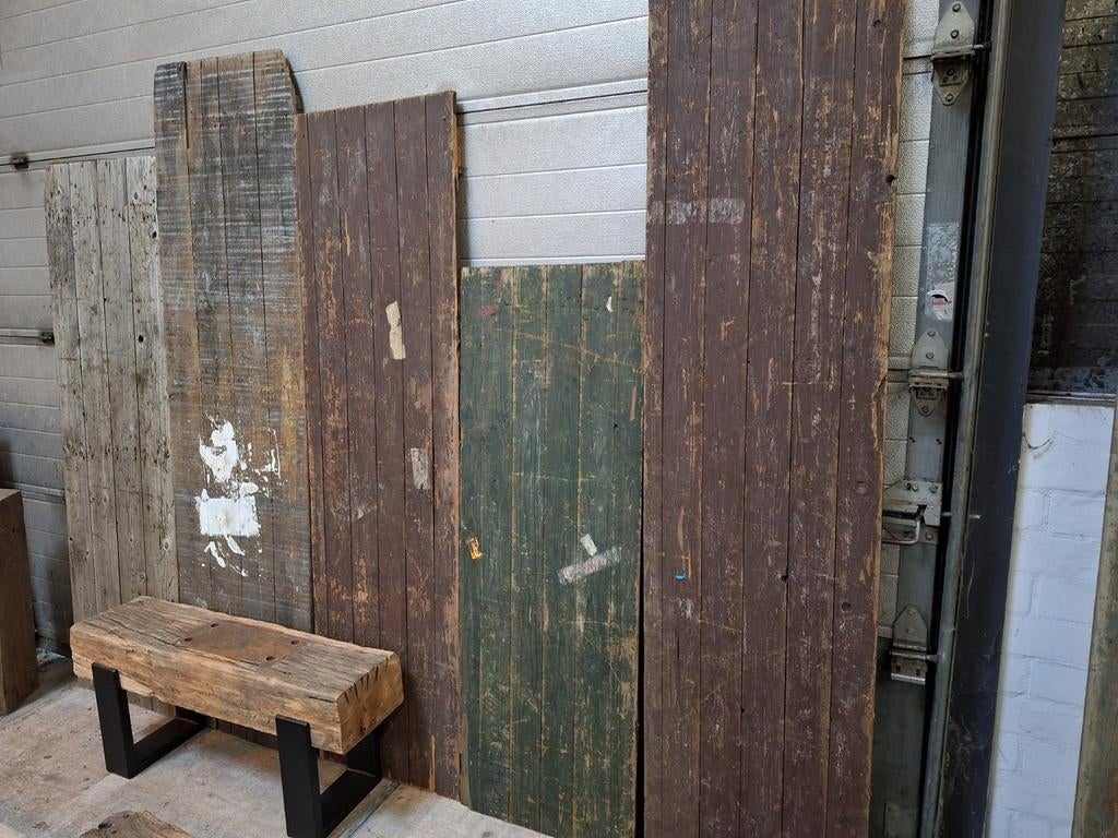 Oude sloophout  Schotten   wandbekleding  lambrisering, Ophalen, Gebruikt, Plank