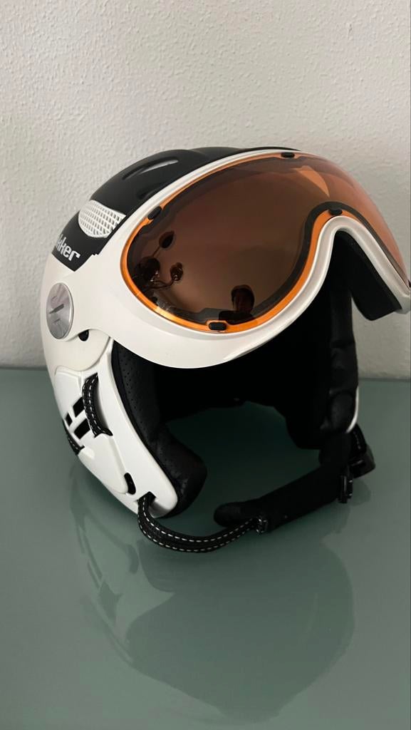 Skihelm Slokker Balo met vizier 60-62 cm., Overige merken, Overige typen, Ophalen of Verzenden, Zo goed als nieuw