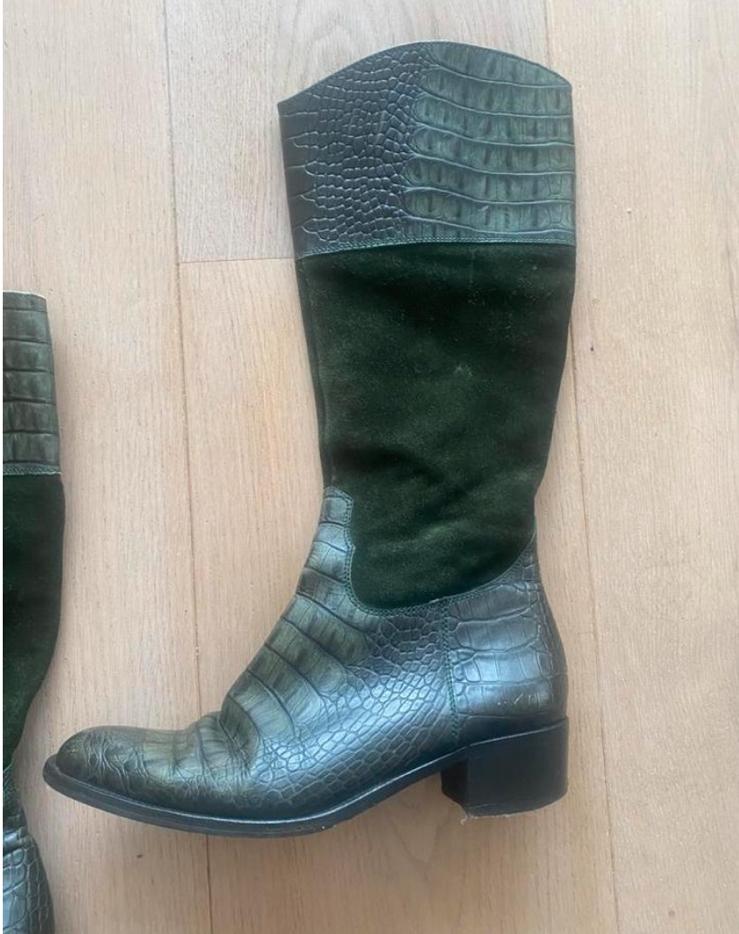 Pertini 36, Kleding | Dames, Schoenen, Hoge laarzen, Ophalen of Verzenden, Zo goed als nieuw, Groen