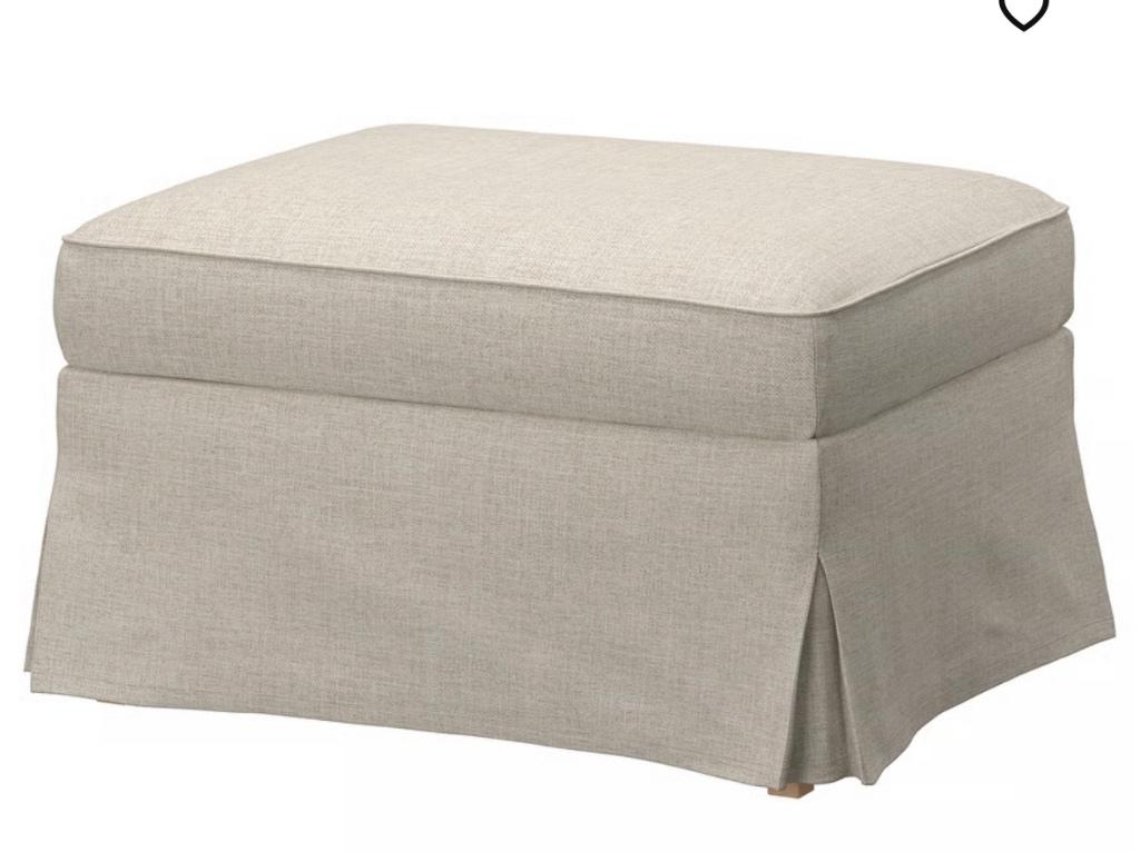 Voetenbank Ektrop Ikea, Ophalen, Gebruikt, Tweepersoons, 75 tot 100 cm