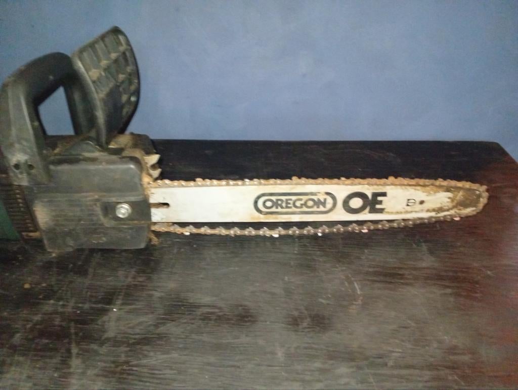 Elektrische kettingzaag - Onderhoud nodig, Ophalen of Verzenden, Gebruikt, Overige typen, Oregon