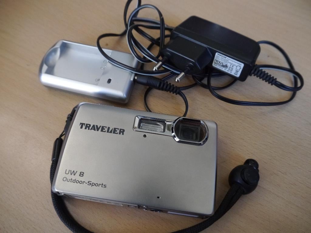 Traveler UW8 onderwater camera, Ophalen of Verzenden, Gebruikt, Onderwaterhuis of Camera