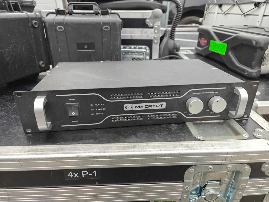 Mc Crypt Versterker 4-16 Ohm Te Koop, Ophalen of Verzenden, Gebruikt, Licht