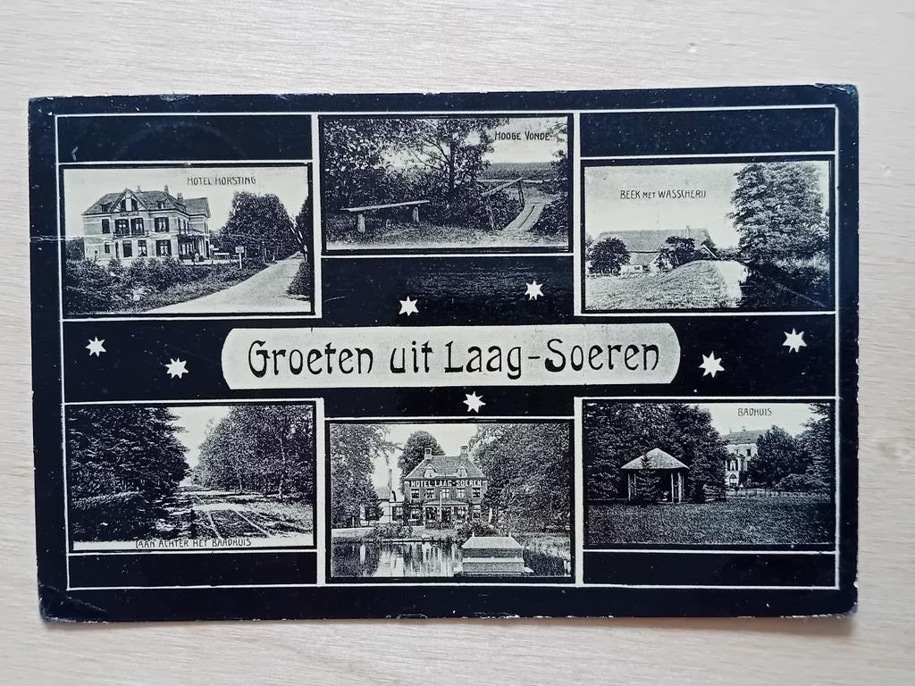 Ansichtkaart Laag Soeren, Verzamelen, Ansichtkaarten | Nederland, Ophalen of Verzenden, Voor 1920, Gelderland