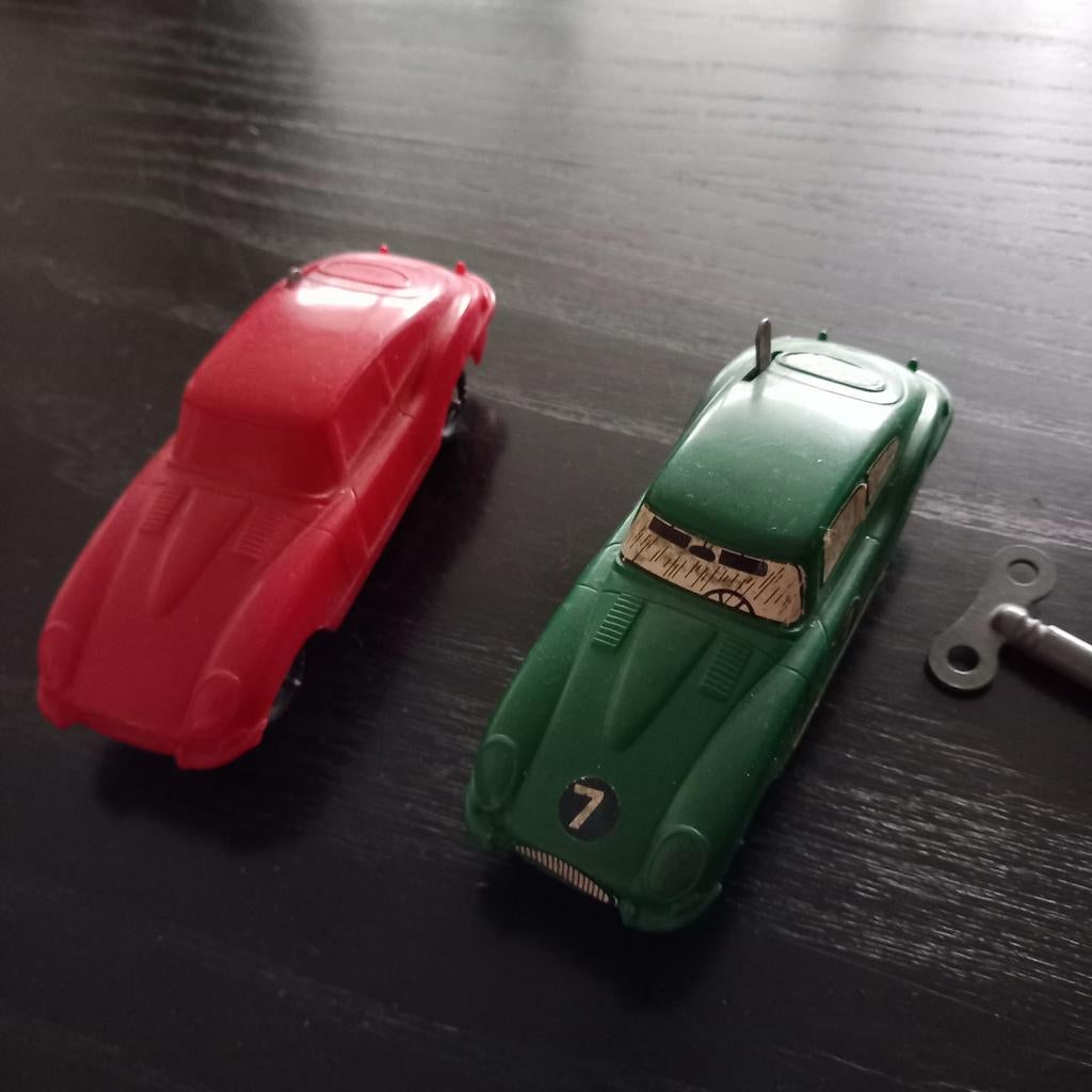 Jaguar E-type van Marx. Opwindbaar., Hobby en Vrije tijd, Ophalen of Verzenden, Auto