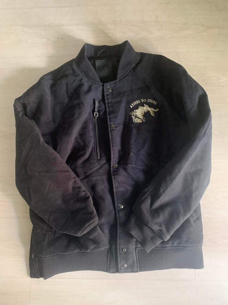 Ashes to dust tussen jas, Ophalen of Verzenden, Zo goed als nieuw, Maat 56/58 (XL), Blauw