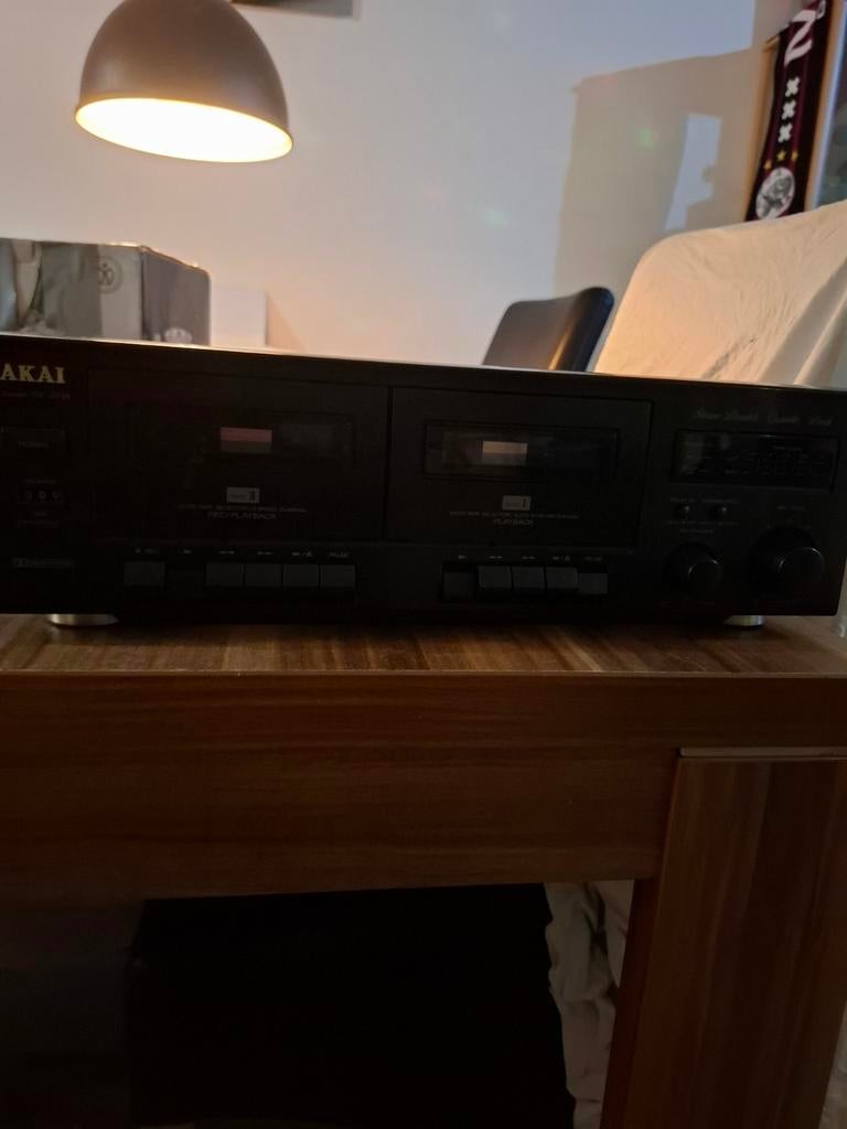 Akai Cassette Recorder in Goede Staat, Ophalen, Dubbel, Akai, Tiptoetsen