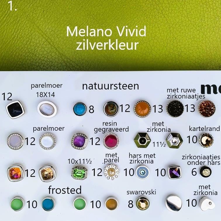 Melano VIVID Zettingen+Ringen+Armbanden+Oorbellen en Ketting, IJzer of Staal, Nieuw, Ophalen of Verzenden, 17 tot 18