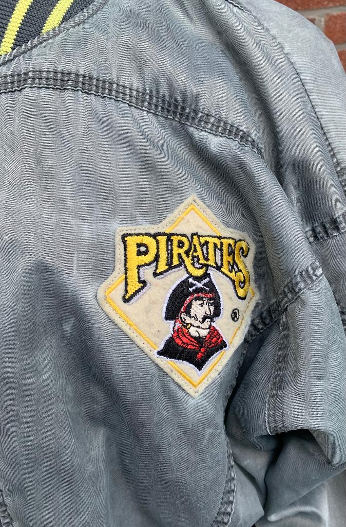 Honkbal jas Pitsburgh Pirates izgst maat M, Ophalen of Verzenden, Zo goed als nieuw, Honkbal, Kleding