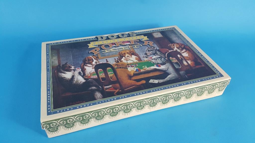 Dogs Playing Poker Kit, poker set fishes, Friedman 7C3, Tweedehands verkoop, Tweedehands verkoop, Gebruikt, Ophalen of Verzenden