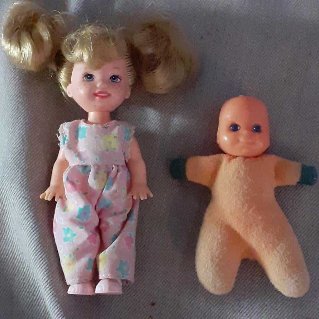 2x vintage popjes, poppetjes, poppen (kelly, luciferpop), Verzamelen, Poppen, Ophalen of Verzenden