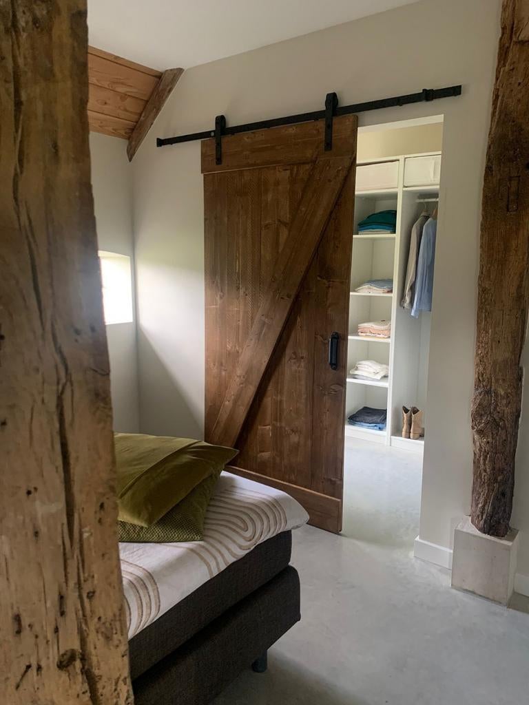 Loftdeur schuifdeur eiken douglash buitendeur kapstok, Huis en Inrichting, Woonaccessoires | Kapstokken, Wandkapstok, 200 cm of meer