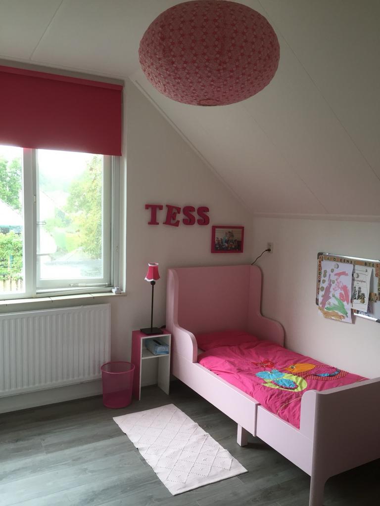 Fuchsia rolgordijn 170x160, Ophalen, Zo goed als nieuw, Overige kleuren, 150 tot 200 cm